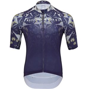 Silvini Mottolino Korte Mouw Wielertrui Blauw XL Man