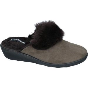 Westland - Avignon 306 - Pantoffels - Bruin/Taupe - Lamsvel - Lamswol