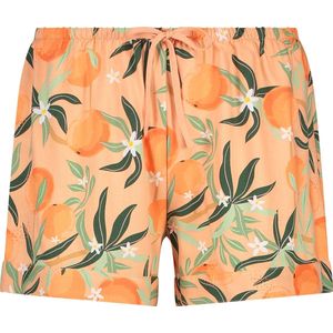 Hunkemöller Dames Nachtmode Pyjama shorts - Oranje - maat M