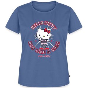 Hello Kitty Run Like A Girl Premium T Shirt Dames
