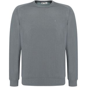 Gabbiano Trui Essential Knitted Trui 614570 S 5703 Teal Blue Mannen Maat - S