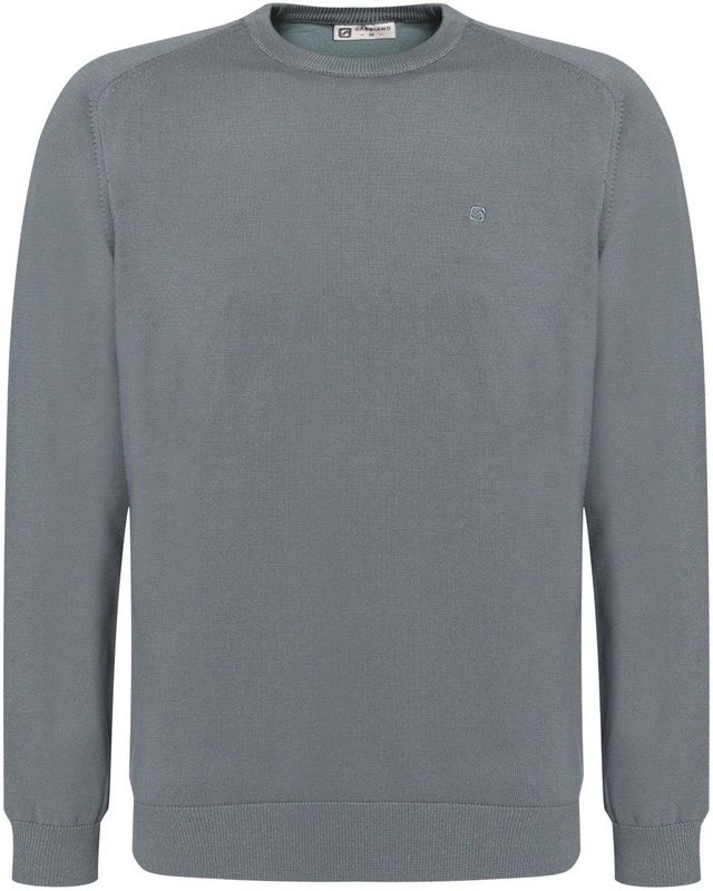 Gabbiano Trui Essential Knitted Trui 614570 S 5703 Teal Blue Mannen Maat - S