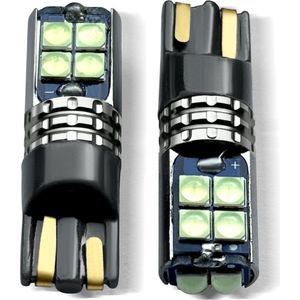 XEOD Lampen set – W5W T10 LED – Ijs Blauwe licht canbus – 2 stuks