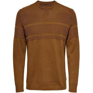 Only & Sons Trui Onsbace Ls Crew Knit Noos 22020639 Monks Robe Mannen Maat - XS