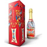 Beterschap"" Celebrations Fles in Giftbox - 312 Gram smaken mix - Chocolade Cadeau - Champagnefles