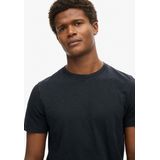 Superdry Slub T-shirt Met Korte Mouwen Zwart Man
