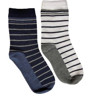 iN ControL multipack STRIPE socks - navy/white