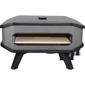 Buitenoven voor Pizza met Cordierietsteen | Pizza's tot Ø34 cm in 2 Minuten | Ingebouwde Thermometer | Perfect voor Terras en Camping