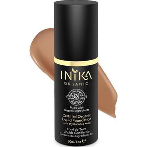 Inika Biologisch Vegan Liquid Foundation met Hyaluronzuur Tan