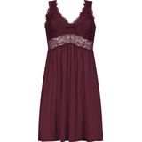 Hunkemöller Dames Nachtmode Slipdress Jersey - Paars - maat XS