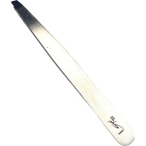 Pincet - Epileer pincet - Stainless steel tweezer - slant tip - schuin - Safe