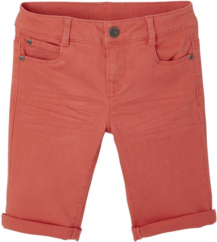 Vertbaudet - Bermuda - Effen of Gestreept - Canvas - Katoen