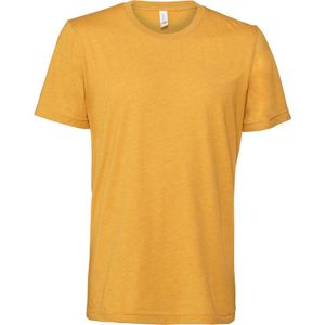 Bella+Canvas Unisex Heather CVC Short Sleeve Tee CV3001CVC - Heather Mustard - M