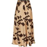 MSCH COPENHAGEN - Clarette Irida - A-lijn Rok - Chocoladebruin / Cappuccino