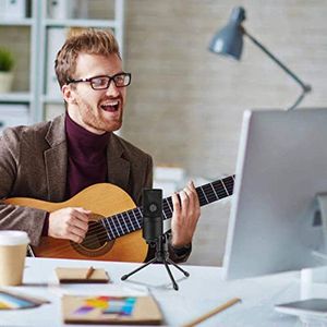 Condensator USB Microfoon voor PC en Mac - Studio Kwaliteit Opname voor Streaming en Podcasting