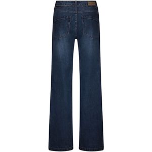 Red Button - Claudette & Belt - Jeans - Blauw - High-rise Wide-leg