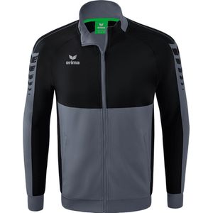 Erima Six Wings Worker Jack Heren - Slate Grey / Zwart | Maat: XL