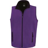Bodywarmer Heren L Result Mouwloos Purple / Black 100% Polyester
