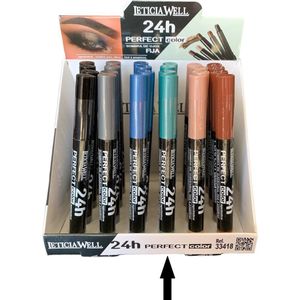 Leticia Well - Oogschaduw Potlood - Draaibaar / Automatic Pencil - Turquoise Groen - Nummer 38