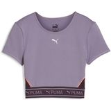 Puma - Strong - T-shirt - Paars - Korte Mouwen