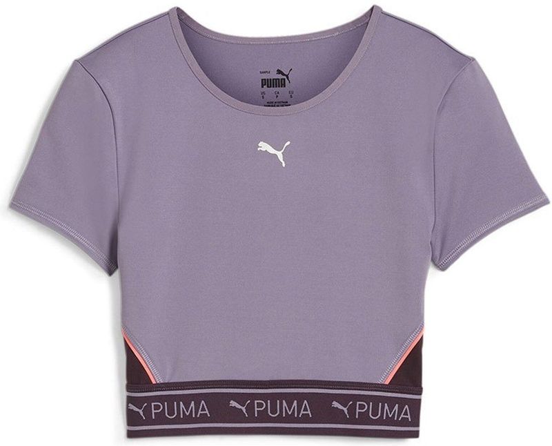 Puma - Strong - T-shirt - Paars - Korte Mouwen