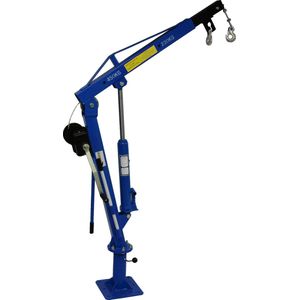 MAMMUTH - Aanhangwagenkraan - 450 Kg - Handlier - Inklapbaar - 360 Graden Draaibaar