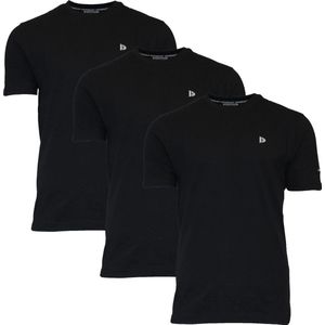 Donnay - Vince - T-shirt - Zwart - 3-Pack - Heren
