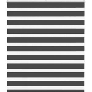 vidaXL - Zebra - rolgordijn - 120x150 - cm - stofbreedte - 115,9 - cm - zwart