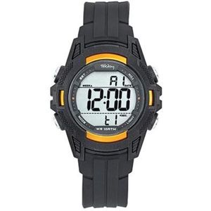 Tekday-Digitaal horloge-Zwart Silicone band-waterdicht-sporten/zwemmen-38MM-Sportief