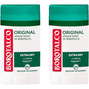 Borotalco Deodorant Stick 2 x 40 ml Voordeelverpakking