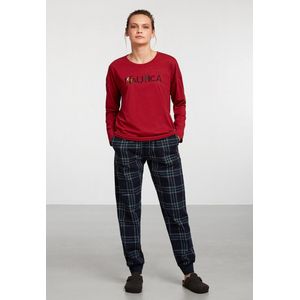 Nautica - Pyjama Set Voor Dames, Lange Mouwen - S