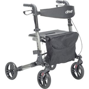Drive - Moka - Rollator - Grijs - Aluminium - Lichtgewicht
