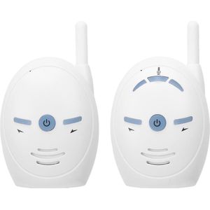 Digitale Kindermonitor met Nachtlampje en 2-weg Gesprek - Geluidsmonitor voor Kinderen - Ingebouwde Microfoon en Luidspreker - Draadloos - EU-stekker