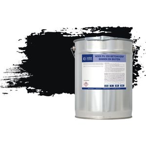 Wixx PU 250 Betonverf Buiten en Binnen - 10L - RAL 9005 | Gitzwart