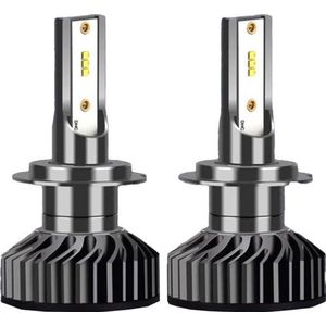 H1 LED lamp (set 2 stuks) 16000 Lumen 6500k Helder Wit / HB2 / 9003 incl CANbus EMC CHip | Super-bright Wit 90 Watt Motor / Auto / Scooter / Dimlicht / Grootlicht / Autolamp / Autolampen / Car Light / lampen / Koplampen LED Chipset ZES