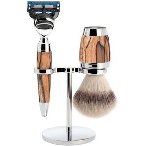 MÜHLE -Scheerset 3-delig Stylo - Spalted beech Fusion