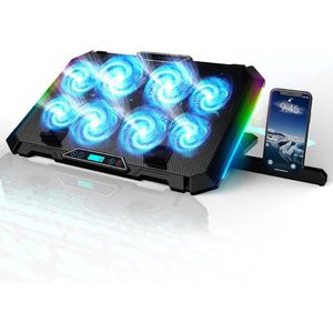 Laptop Cooler - Laptop Stand - Laptop Verhoging - Standaard - Cooling Pad - Zwart