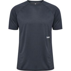 hummel - HMLPULSE WORKOUT T-SHIRT S/S - Trainingsshirt - Ebony - 100% Polyester