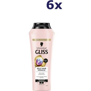 Schwarzkopf Gliss Split Hair Miracle Sealing Shampoo - 6 x 400 ml