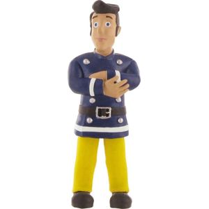 Comansi Speelfiguur Fireman Sam: Elvis 8 Cm Blauw/Geel