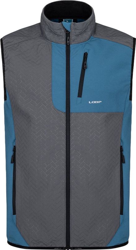 Donkerblalw herenvest xl - elegant & comfortabel