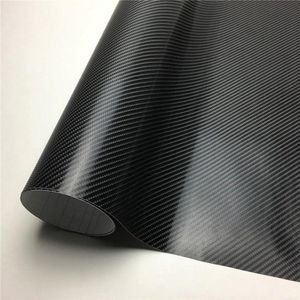 Folie Carbon Auto- 10CM x152CM -Wrap Folie- zelfklevend - boot - scooter-Motorfiets- Auto styling- plakken - bestickeren- 5D Carbon vinly wrap- geschikt binnen en buitenkant -waterproof 2 stuks