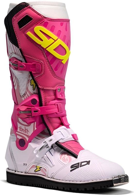 Sidi - Crossair HD - Motorlaarzen - Wit Roze - Microfiber
