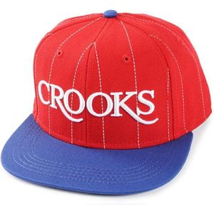 Crooks & Castles Serif snapback - Red/Blue