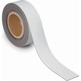 Magneetband maul beschrijfbaar 10mx50mmx1mm wit | Rol a 1 stuk