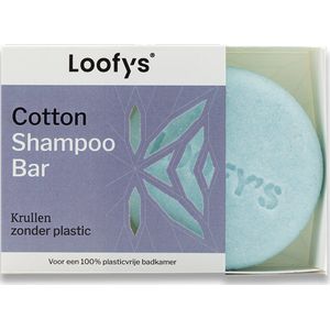 Loofys Shampoo Bar – Cotton – Voor krullend haar – Vegan, 100% Plasticvrij, SLS- en SLES-vrij – 60g