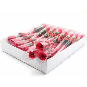 38x Romantische Zeep Rozen - Romantisch Bad Zeep Soap Roos Rose