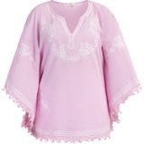 usha - Poncho - Katoen - Boho - V-Ausschnitt