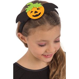 Carnival Toys Haarband Pompoen Junior Vilt Oranje One-size