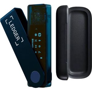 Ledger Nano X Sapphire Blue + Case - Hardware Wallet Bundel - Bluetooth - Originele Ledger Case
